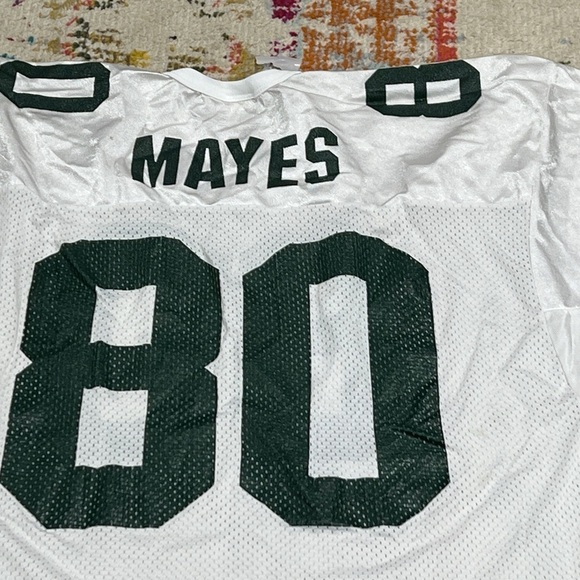 Vintage Green Bay Packers 90s Derrick Mayes NFL Football Sports White Jersey - Picture 12 of 12